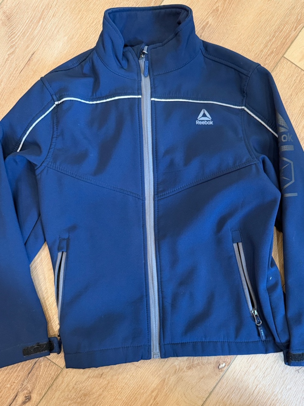 Reebok Men's Navy Blue Performance Softshell Jacket